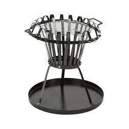 Brasero noir Ø 50 x 53 cm - MOTTEZ