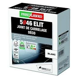 Joint carrelage fin blanc Prolijoint 5046 Elit 2.5kg - PAREXLANKO