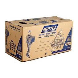 Boite de déménagement avec fermeture automatique - 54L - MOTTEZ