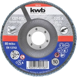 Disque abrasif métal 125 mm GR80 - KWB