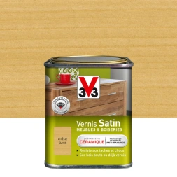 Vernis satiné chêne clair 0.25 l - V33