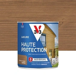 Lasure extérieure haute protection chêne moyen 750ml - V33