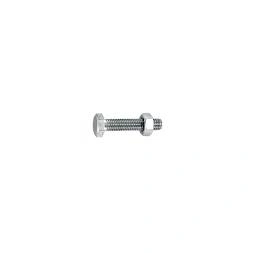 Boulon tête hexagonale acier zingué 4 x 40mm 12 pièces - VYNEX