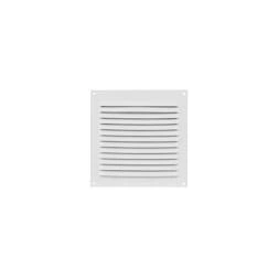 Grille d'aération aluminium blanc à visser 200 x 200 x 0.6mm - AMIG