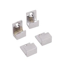 Fixation pour miroir U large chromée - MP GLASS