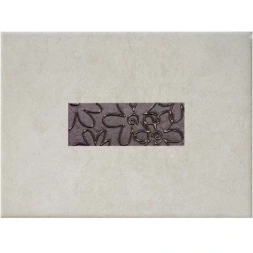 Décor Fiore Grigio 25x33cm