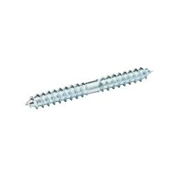 Vis double filet bois/bois 5 x 50mm acier zingué. - VYNEX