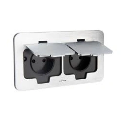 Prise 2p+t + usb encastrable inox art flat - ZENITECH