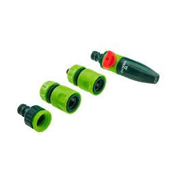 Nez de robinet+ lance d'arrosage+ raccords 1/2" - VERTO