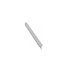 Baguette carrelage en T aluminium brillant 10mm L.2m50