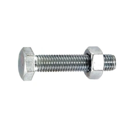 Boulon tête hexagonale acier zingué 5 x 20mm VYNEX