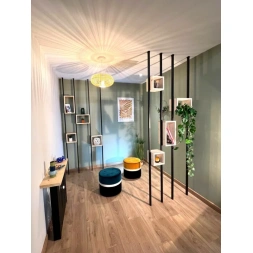 Cloison d’intérieur modulable ARTITUB kit de 4 tubes H 250cm - DEVISMES