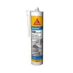 Mastic silicone Sikaseal 108 sanitaire blanc 300ml - SIKA