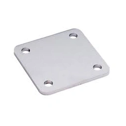 Platine galvanisée 100 x 100 x 8mm - POLLAMN
