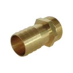 Raccord cannelé droit mâle tuyau d'arrosage Ø25mm- SOMATHERM