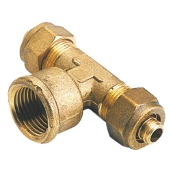 Raccord à compression - femelle au centre 15/21 Ø16SOMATHERM