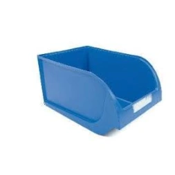 Boite de rangement 40cm titanium bleu - PLASTIKEN