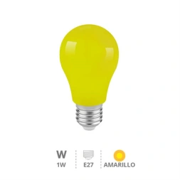 Ampoule A60 LED 1W E27 jaune - GSC