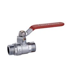Vanne manette plate mâle femelle 1"  - INTERPLAST
