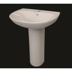 Lavabo sur Colonne H-Line Blanc 55cm