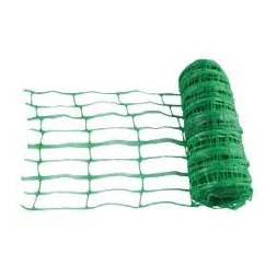 Grillage avertisseur  polyéthylène vert  rouleau de 100 m x 30 cm