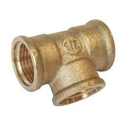 Té 12/17mm laiton mâle - mâle