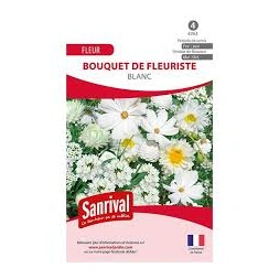 Graine de Bouquet fleur mélange blanc - SANRIVAL