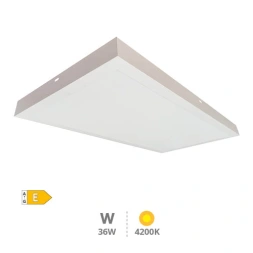 Plafonnier LED surface backlit panel 36W 4200K 90 x 30cm blanc - GSC