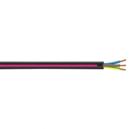 Câble U1000 RO2V 3G1.5 noir rouleau de 100m
