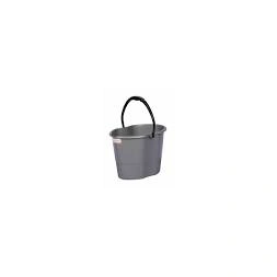 Seau de ménage plastique avec couvercle 15L - 295 x 420 x 280mm