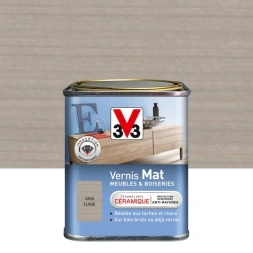 Vernis mat gris fumé 0.25 l - V33