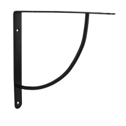 Console équerre Bi bop 230 x 230mm acier noir - CIME