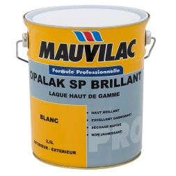 Laque Opalak SP brillant blanc 2,5L - MAUVILAC