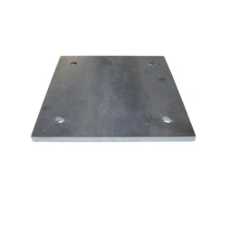 Platine galvanisée 250x150x10mm - POLLMAN