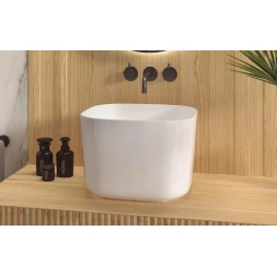 Lavabo Vito blanco brillo 40 x 40 x 29cm - ARTH & BATH