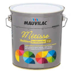 Laque Métisse brillant blanc 2.5L - MAUVILAC