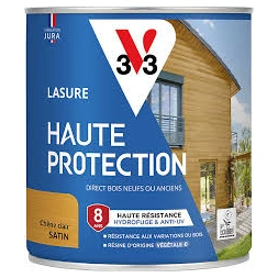 Lasure extérieure haute protection chêne clair satin 750ml - V33