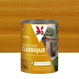 Lasure protection 4 ans chêne doré 0,75 L - V33