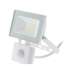 Projecteur sensor 10W 900lm IP65 blanc - ZENITECH