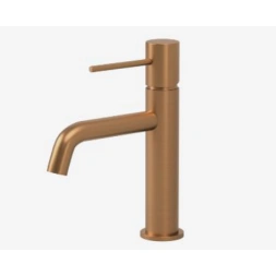 Mitigeur lavabo cuivre brossé + vidage Gala - OTTOFOND