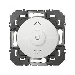Interrupteur volet roulant 3 positions blanc Dooxie - LEGRAND