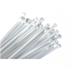 Collier colson 3,6 x 300 mm blanc 100 pièces blanc - TOPEX