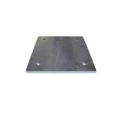 Platine galvanisée 250 x 250 x 8MM - POLLMANN