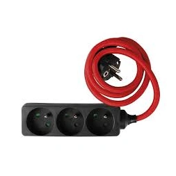 Bloc 3 prises + interrupteur 16A - EXPERTLINE