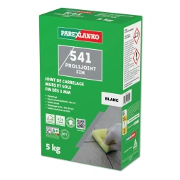Joint de carrelage fin Prolijoint 541 5KG blanc  - LANKO