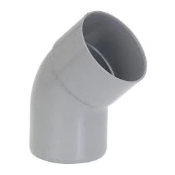 Coude d'évacuation à 45° mâle - femelle Ø 100 mm