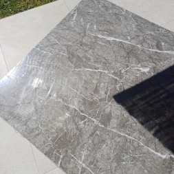 Panneau mural PVC Marbre gris 1220 x 2440 x 3mm CM-PVC-004