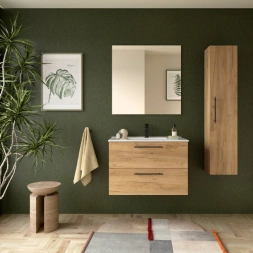 Ensemble Silane 80 cm 2 tiroirs Afric