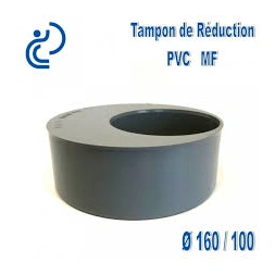 Tampon de réduction PVC 160 x 100mm