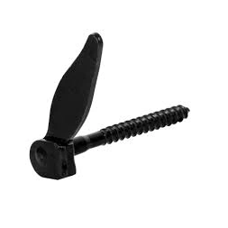 Arrêt Marseillais à tirefond 110mm acier noir - CQFD